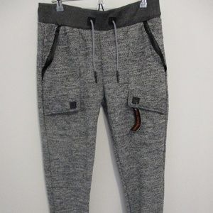 NWT Men RK7 Jogger Sweat Pants Grey Large